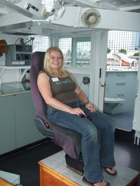 In the captain's chair