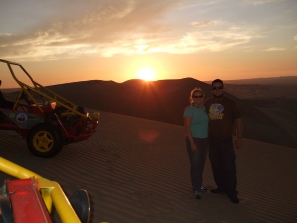 Sunset in the desert! fantastic!