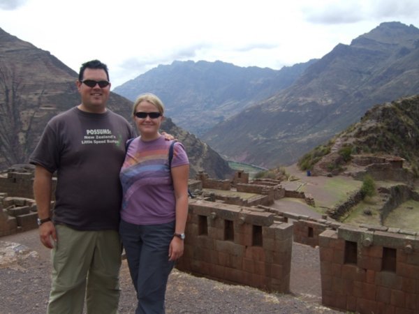 In the temple at Pisac