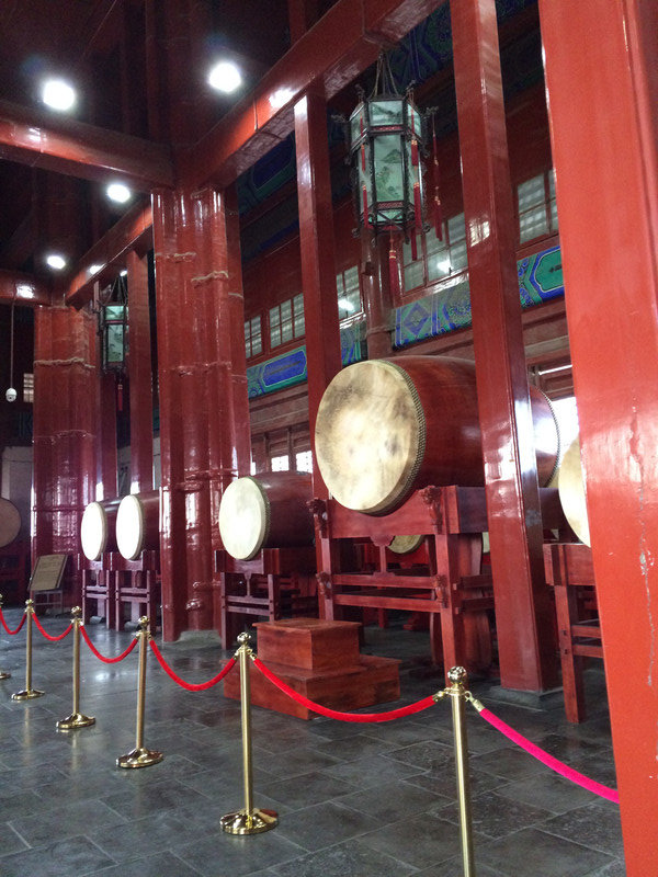Inside Drum tower of Beijing