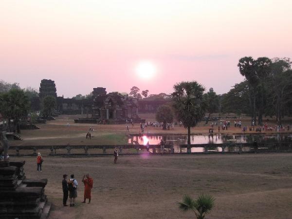 Sunset Angkor Wat Temple 2