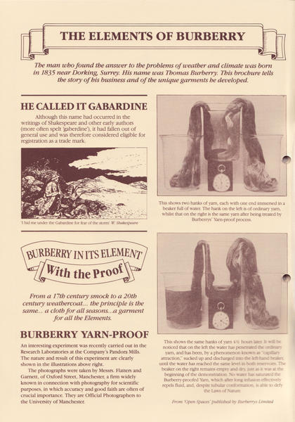 Burberry History