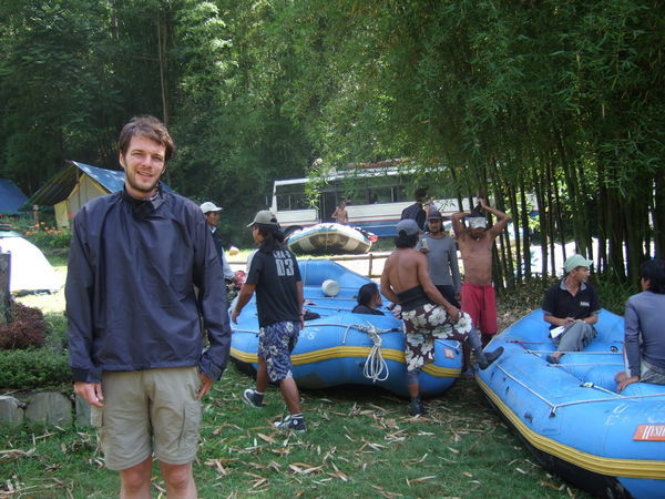 Getting ready for Rafting