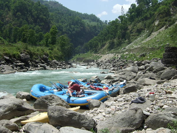 Bhote Kosi river