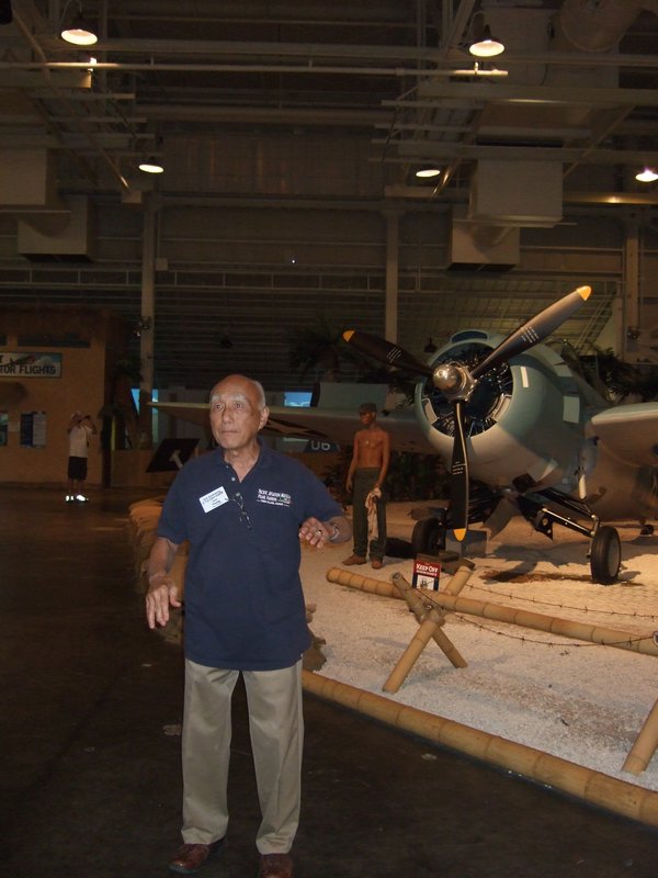 Eddie Young At The Aviation Museum 