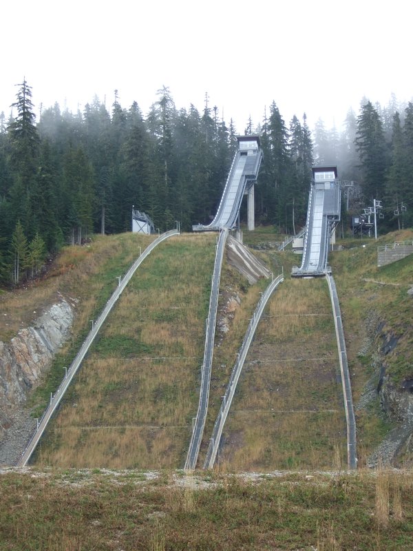 Ski Jumps In The Summer