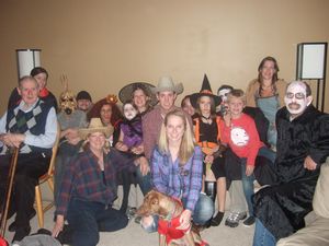 Halloween Party Group Photo
