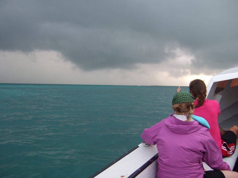 Stormy Transit To The Blue Hole