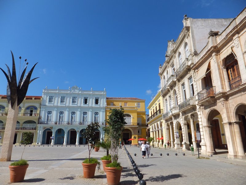 Plaza Vieja Square In Havana