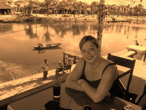 Me by the river in HoiAn