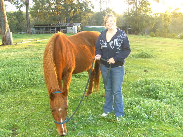Me and one of the horses