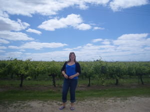 Me at one of the Vineyards