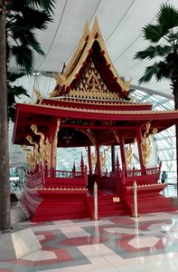 Temple in Bangkok Airport