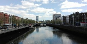 Liffey river, Dublin