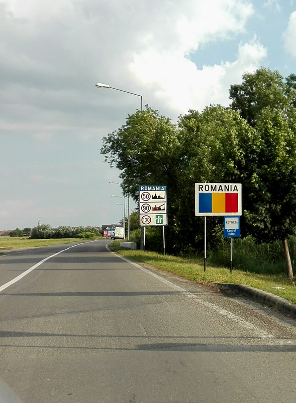 Border of Romania