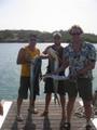 Paul, Drew & Chris with 2 dorados & a baracuda