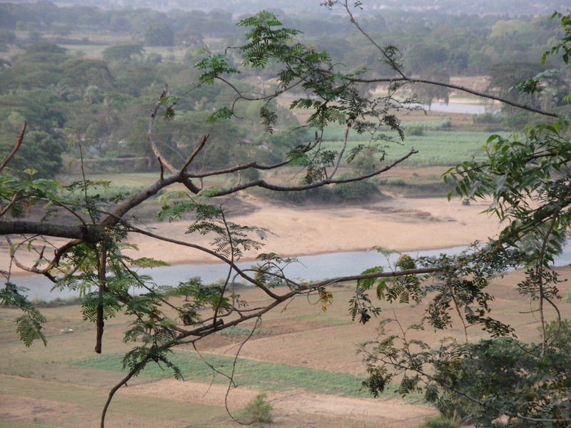 Aerial View of Daya River
