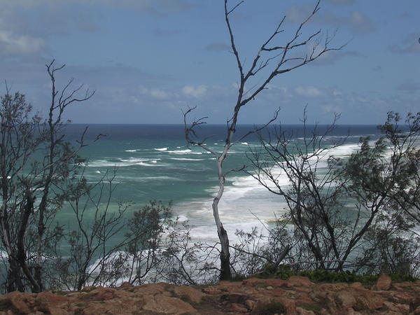 View from Indian Head over 70 mile Beach