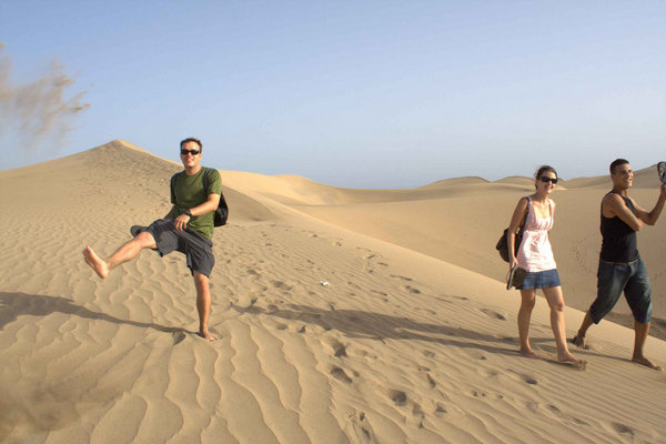 Kicking Sand at the Dune