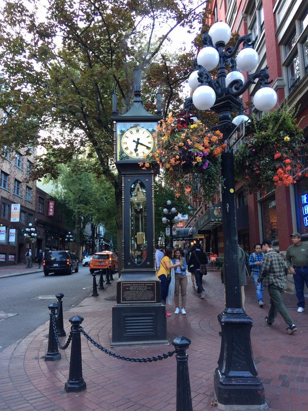 Famous Steam Clock, Gastown, Vancouver