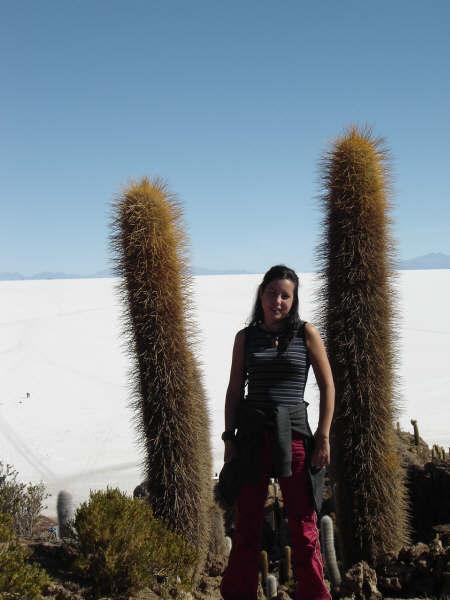 Sherrie on cactus island