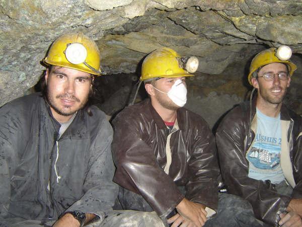 In the mines