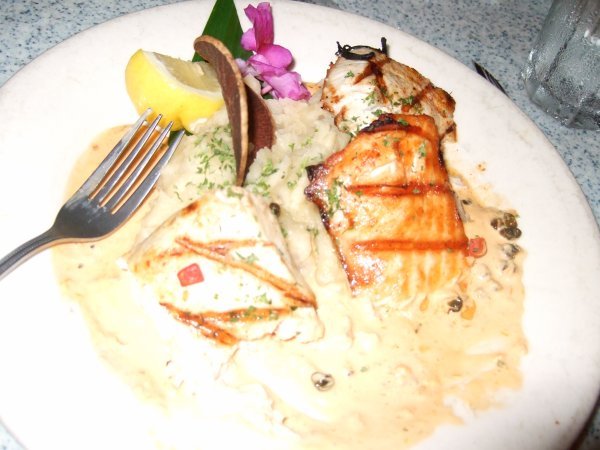 grilled fish in Lahaina