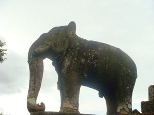 Monolithic Elephant - East Mebon