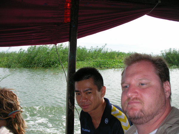 Myself and Chris on the boat