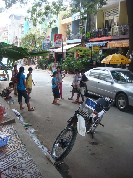 Kids playing in the street