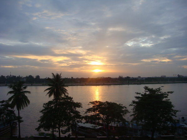 Sunrise over the Tonle Sap