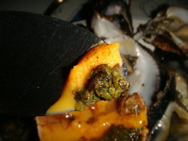 A spoonful of sea urchin