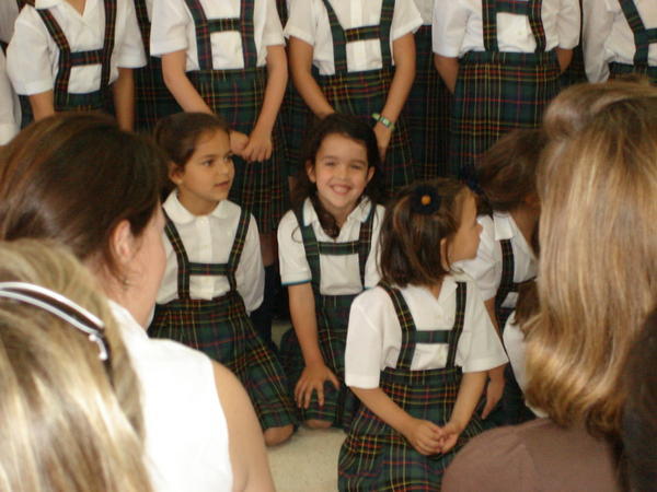 Keenan and her classmates