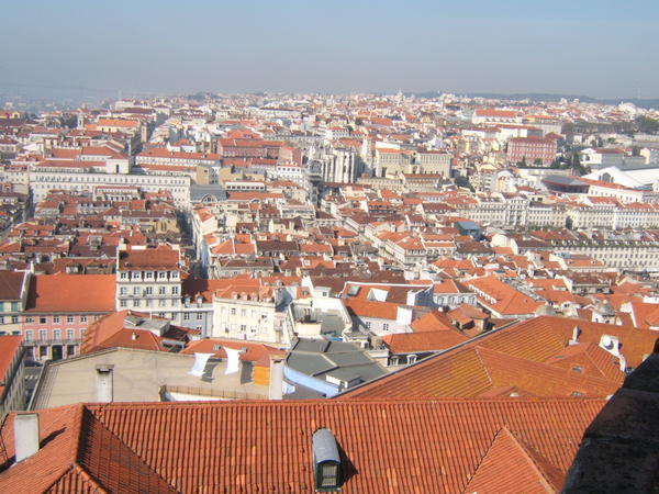 View of Lisbon from the Castelo