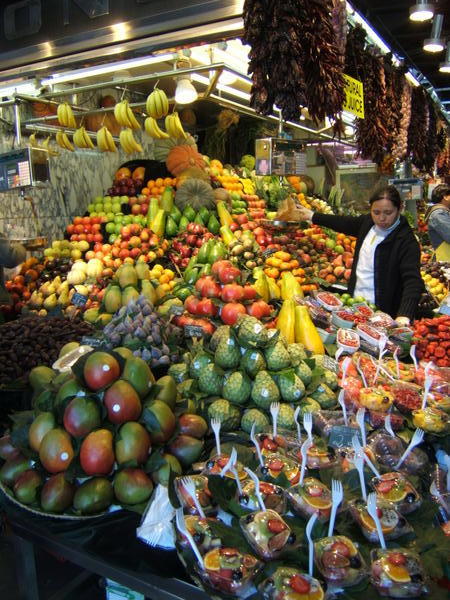 Boqueria Market Fruit Stall