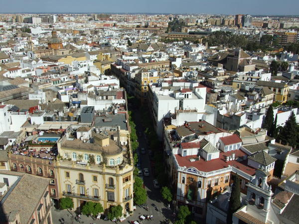 Birdseye view of  Seville   