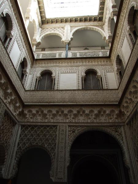 Spectacular courtyard at Palace