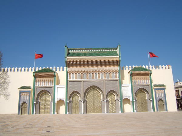 Royal Palace Gate with Bronze Doors