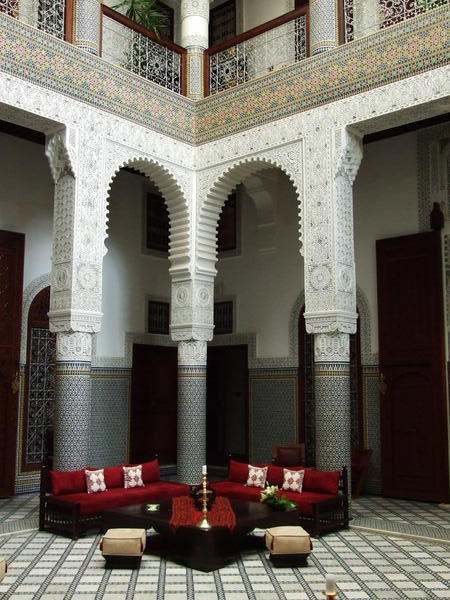 Beautiful Interior of Riad Fes!