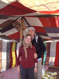 Canucks go Nomad in Bedouin Tent