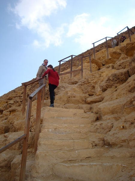 Climbing & Entering Red Pyramid