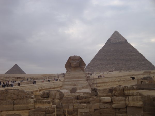 Sphinx at Giza Pyramids