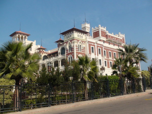 Montazah Palace surrounded by gardens