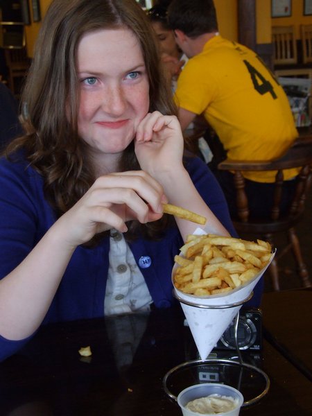 Yummy Belgian Fries with Dip