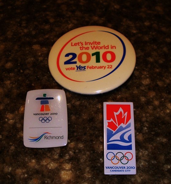 Anyone want to trade Olympic pins?