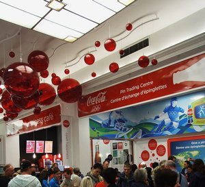 Vancouver 2010 Coca-Cola Pin Trading Centre