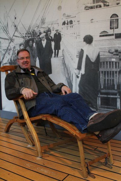 Chair on the Titanic Deck