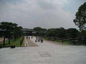 Osaka castle grounds