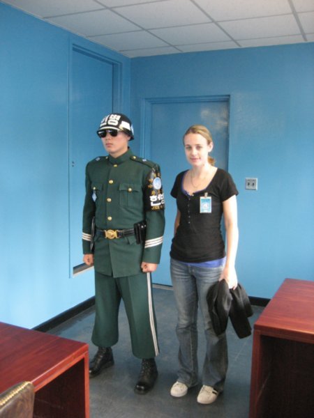 Me and a soldier 