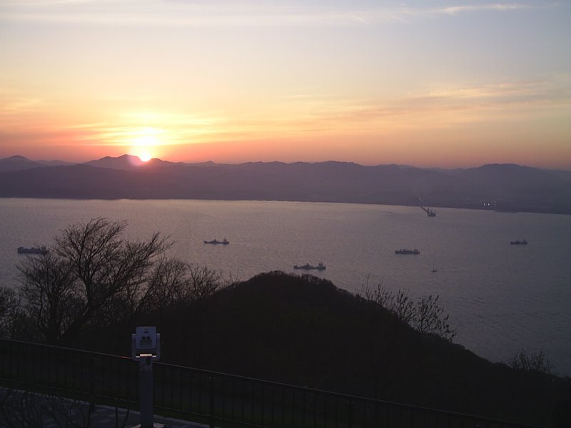 Sunset over Hakodate